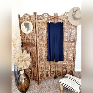 Navy-blue Missoni trousers